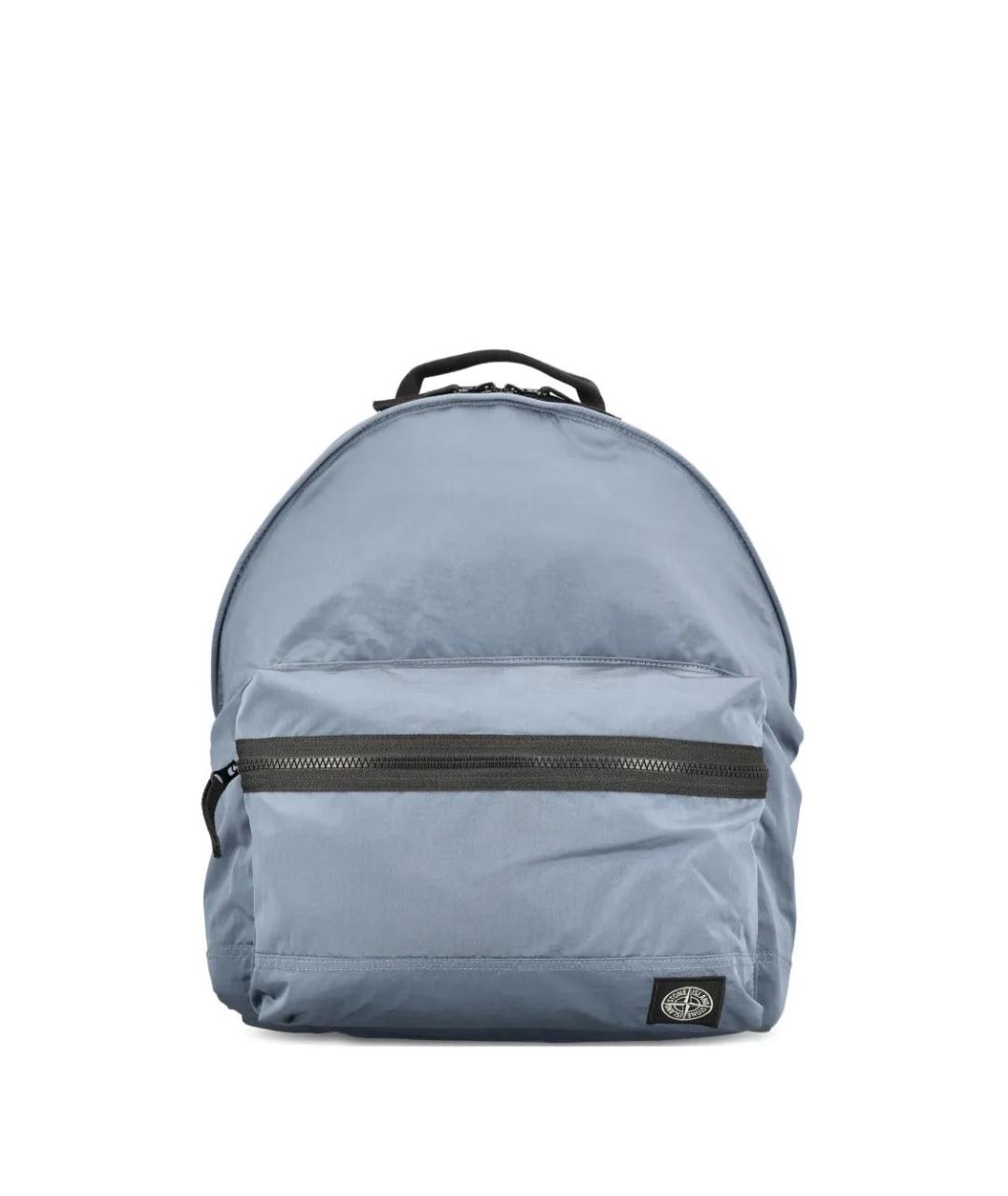 STONE ISLAND Голубой синтетический рюкзак, фото 1