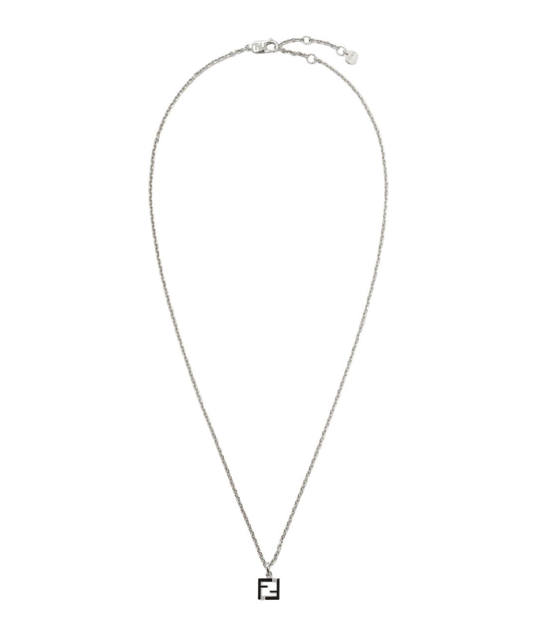 FENDI Серебряная латунная цепочка/подвеска, фото 1