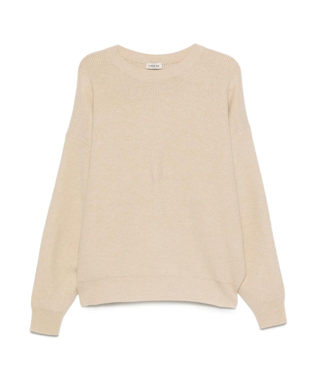 FEAR OF GOD Бежевый шерстяной джемпер / свитер, фото 1