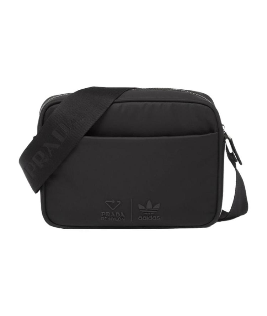 PRADA Черная синтетическая сумка через плечо, фото 3