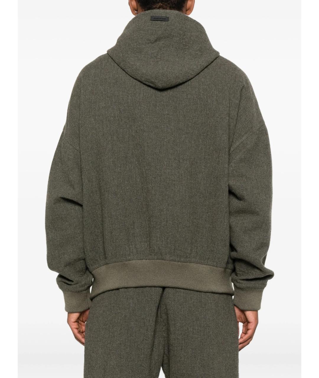 FEAR OF GOD Зеленая шерстяная куртка, фото 4