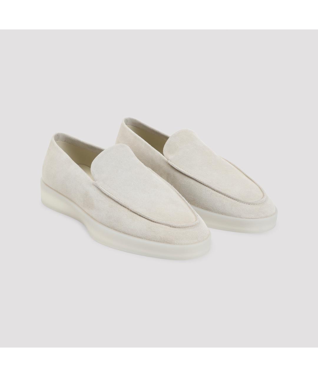 FEAR OF GOD Бежевые замшевые лоферы, фото 4