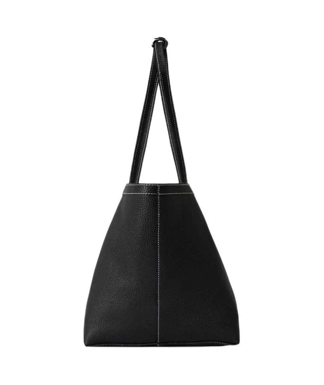 THE ROW Черная кожаная сумка тоут, фото 3