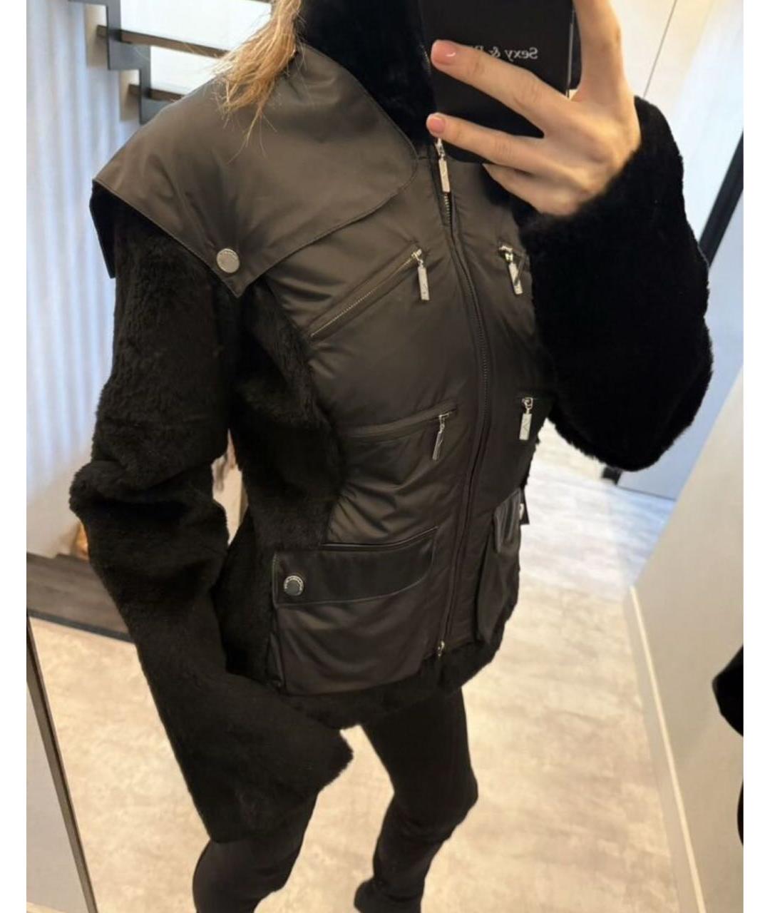 MUGLER VINTAGE Черная меховая куртка, фото 6
