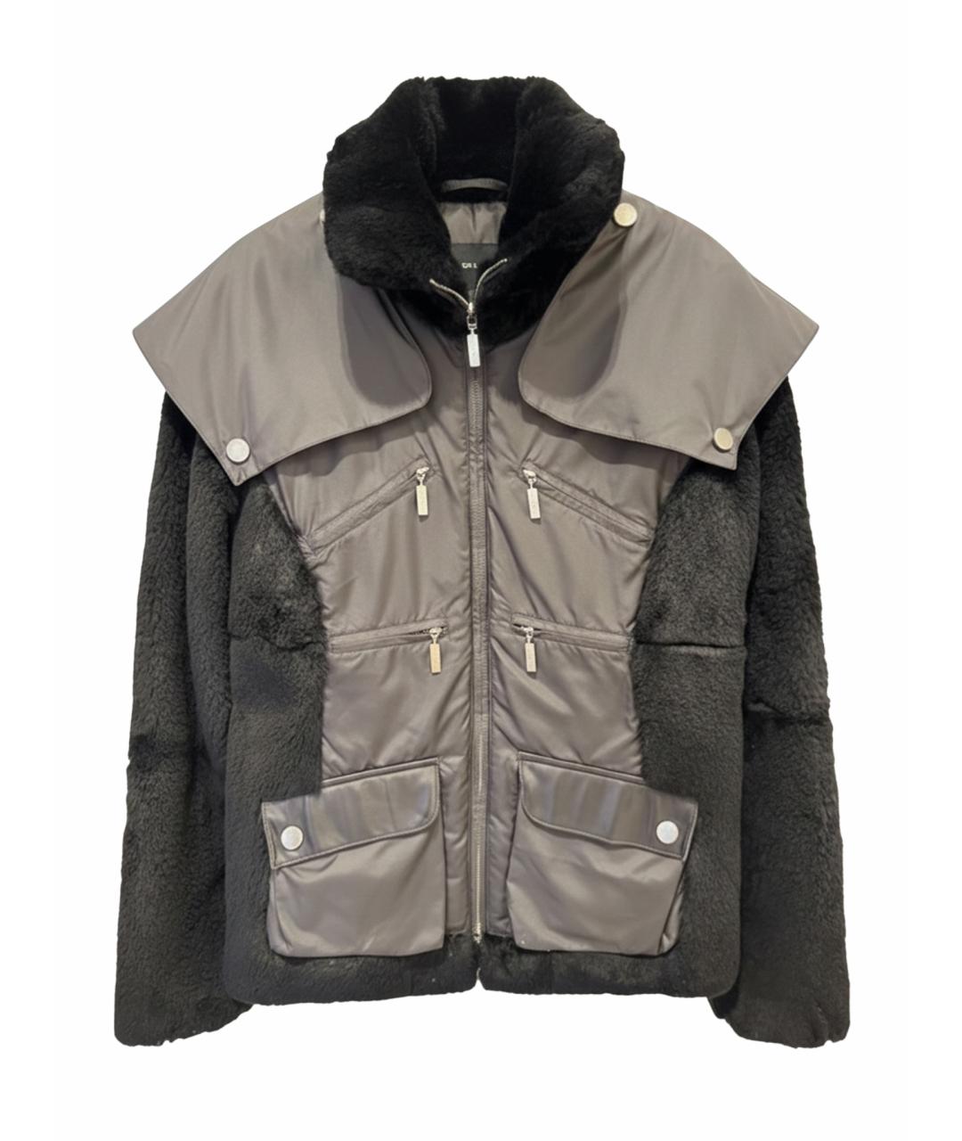 MUGLER VINTAGE Черная меховая куртка, фото 1