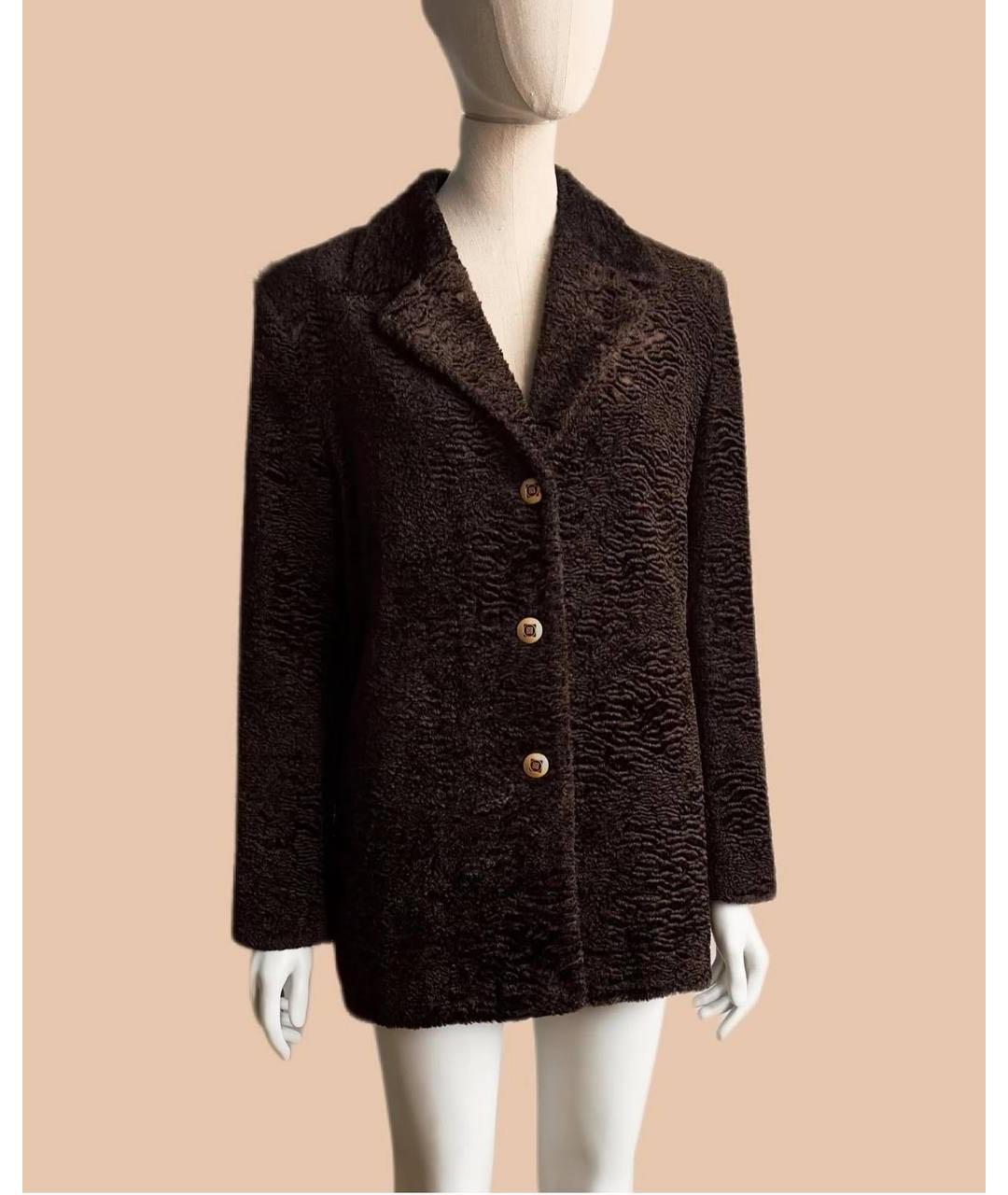 GIVENCHY Коричневое вискозное пальто, фото 5