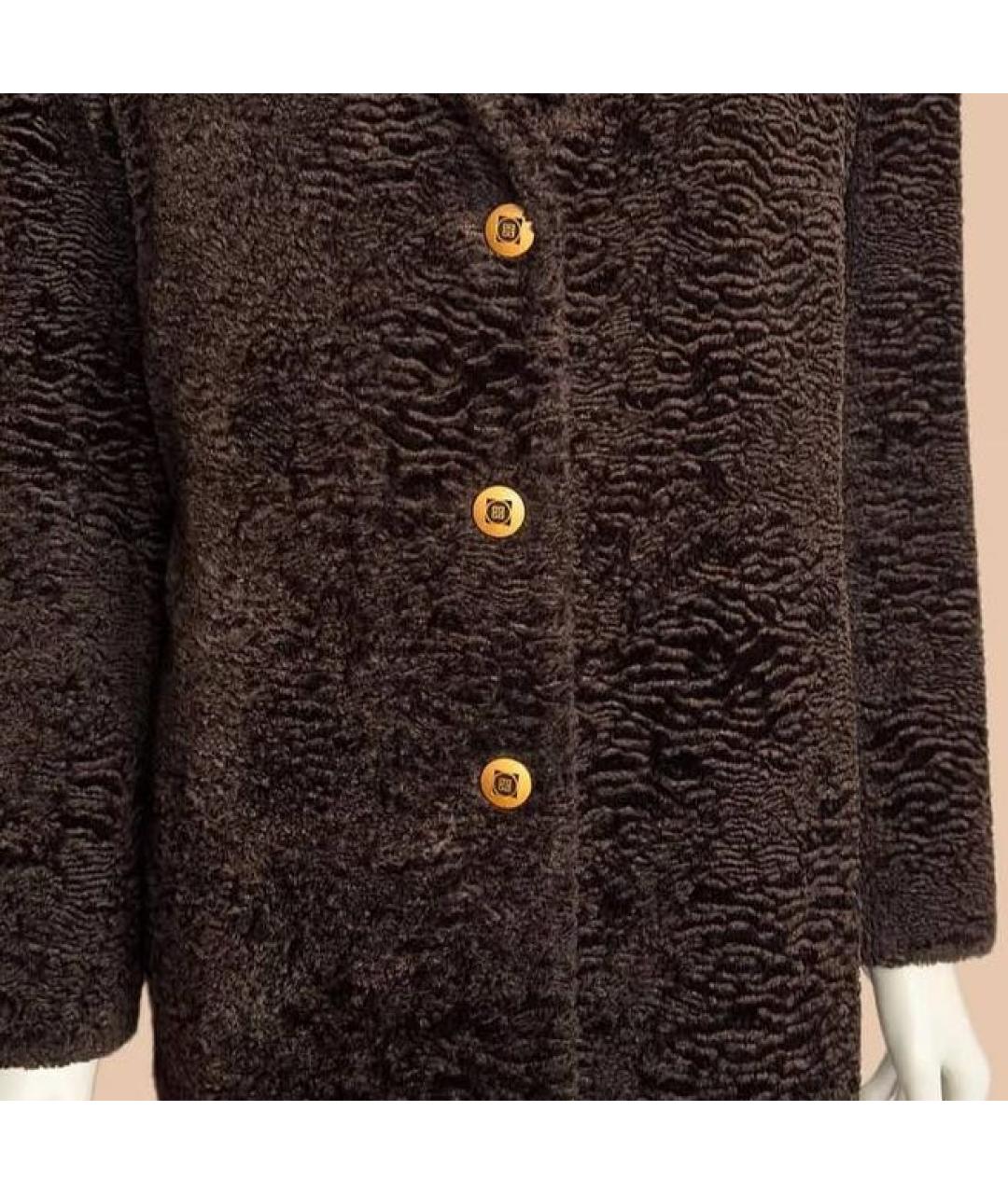 GIVENCHY Коричневое вискозное пальто, фото 4