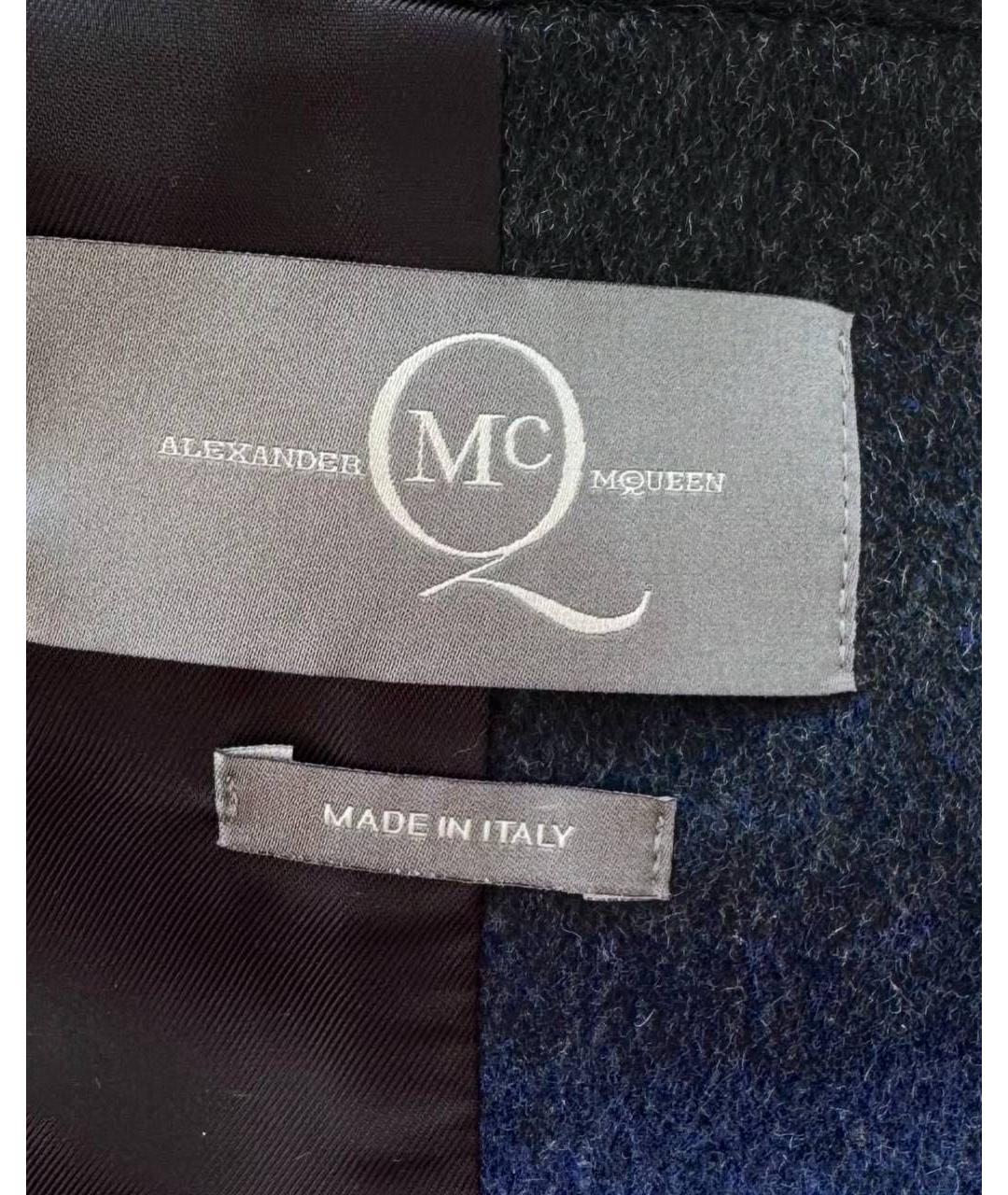 ALEXANDER MCQUEEN Серый вискозный жакет/пиджак, фото 4