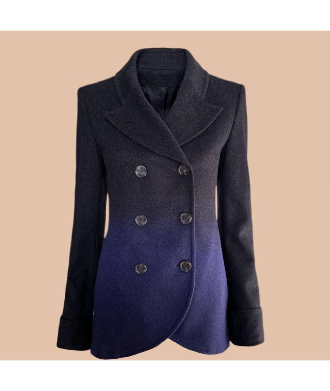 ALEXANDER MCQUEEN Серый вискозный жакет/пиджак, фото 6