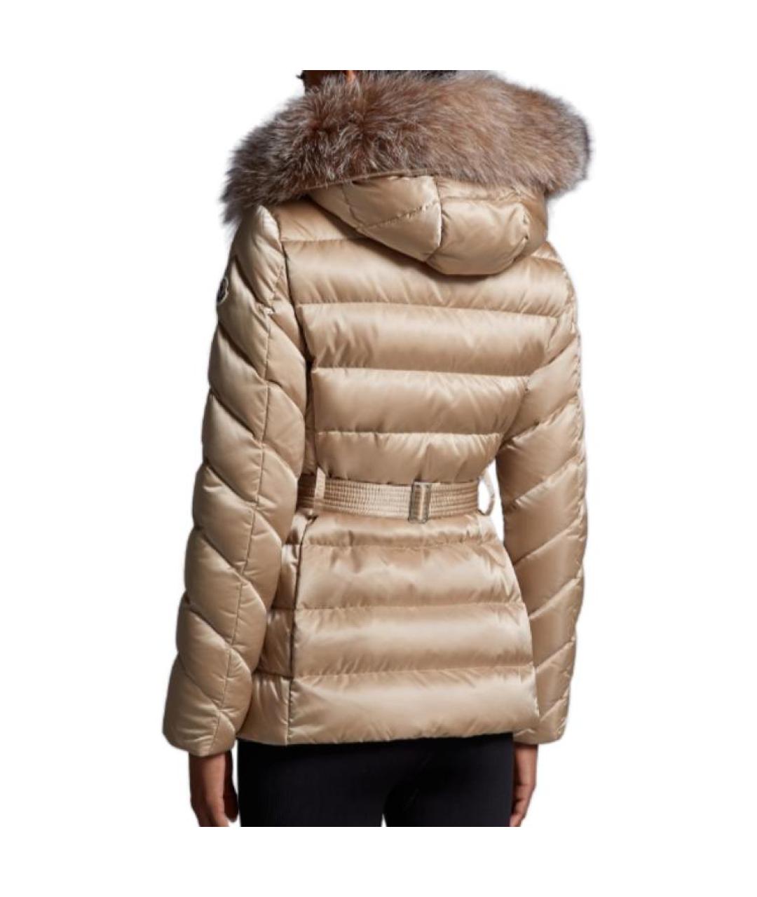 MONCLER Коричневый пуховик, фото 3