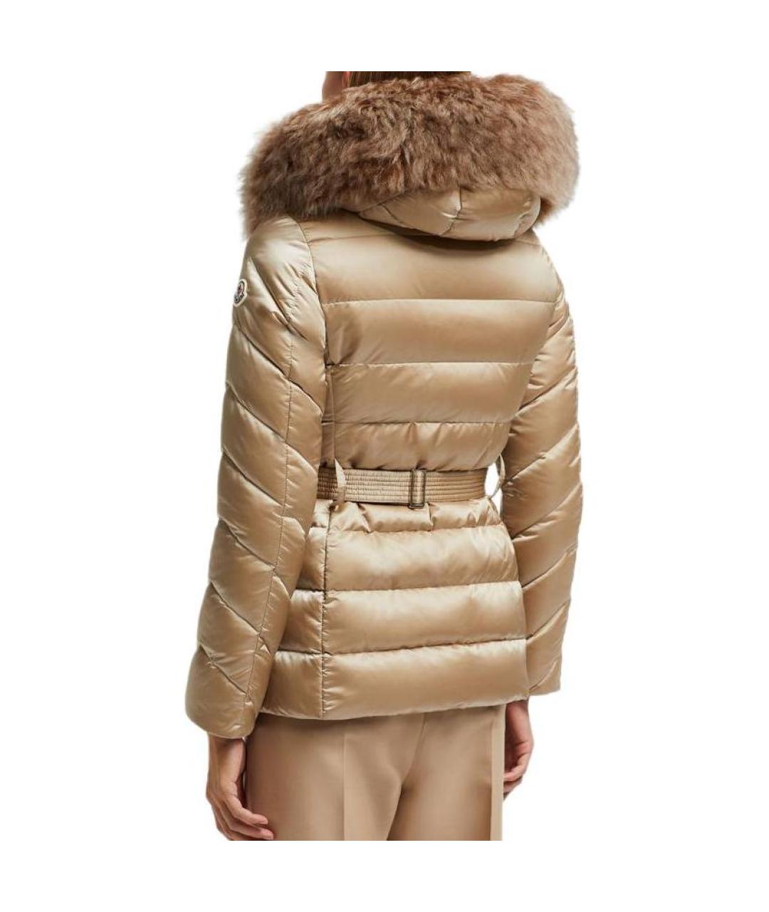 MONCLER Коричневый пуховик, фото 5