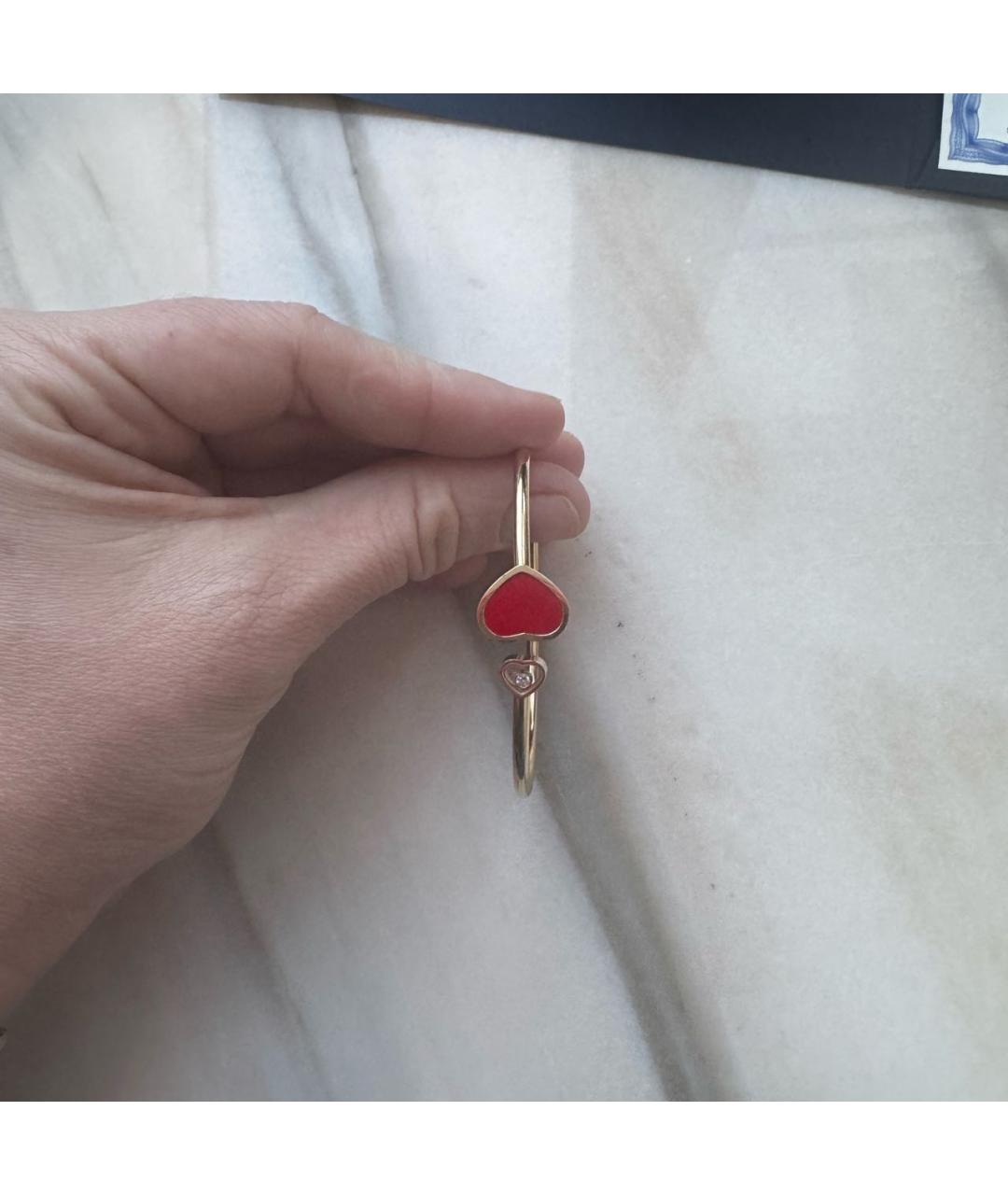 CHOPARD Красный браслет из розового золота, фото 4