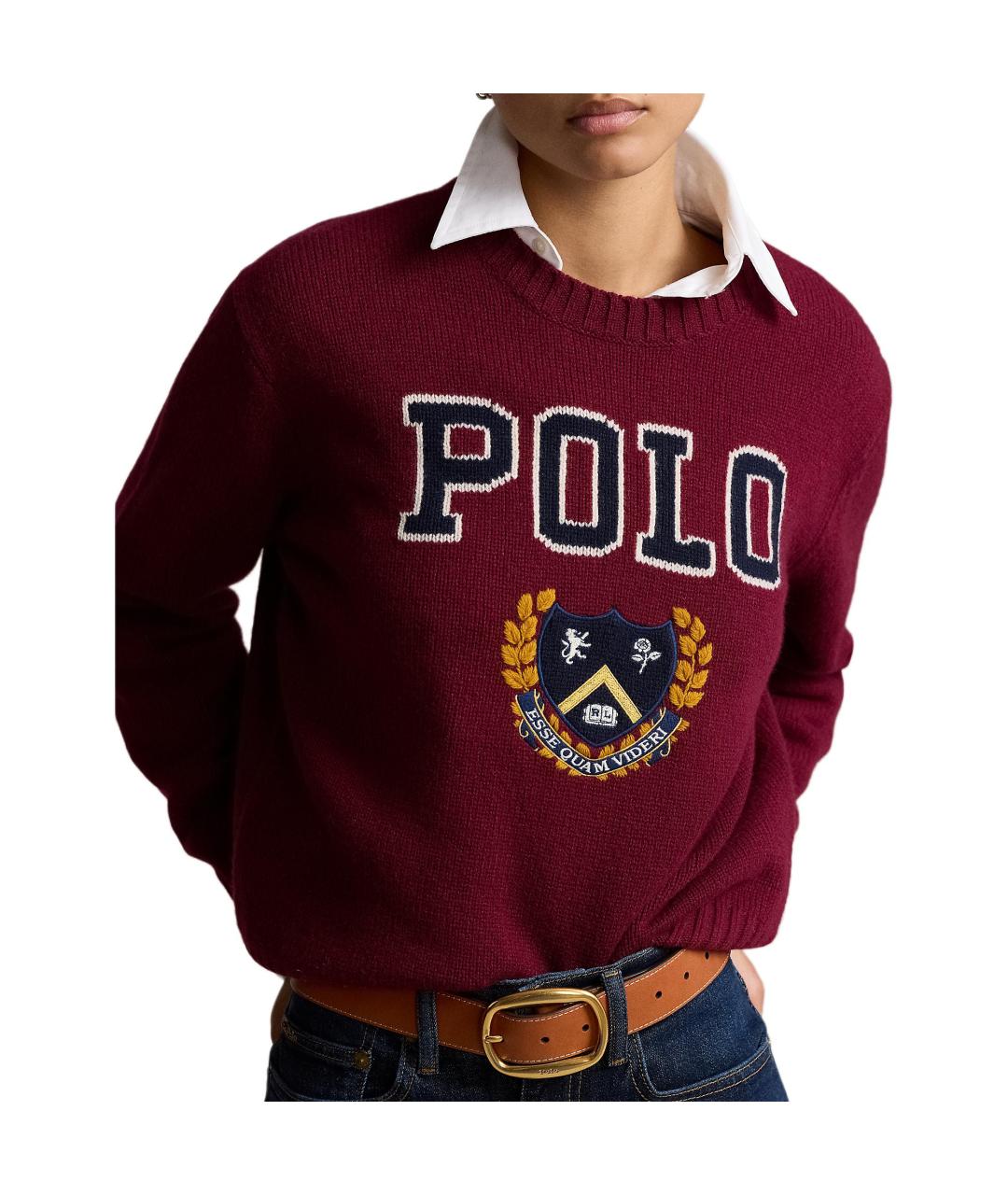 POLO RALPH LAUREN Красный джемпер / свитер, фото 4