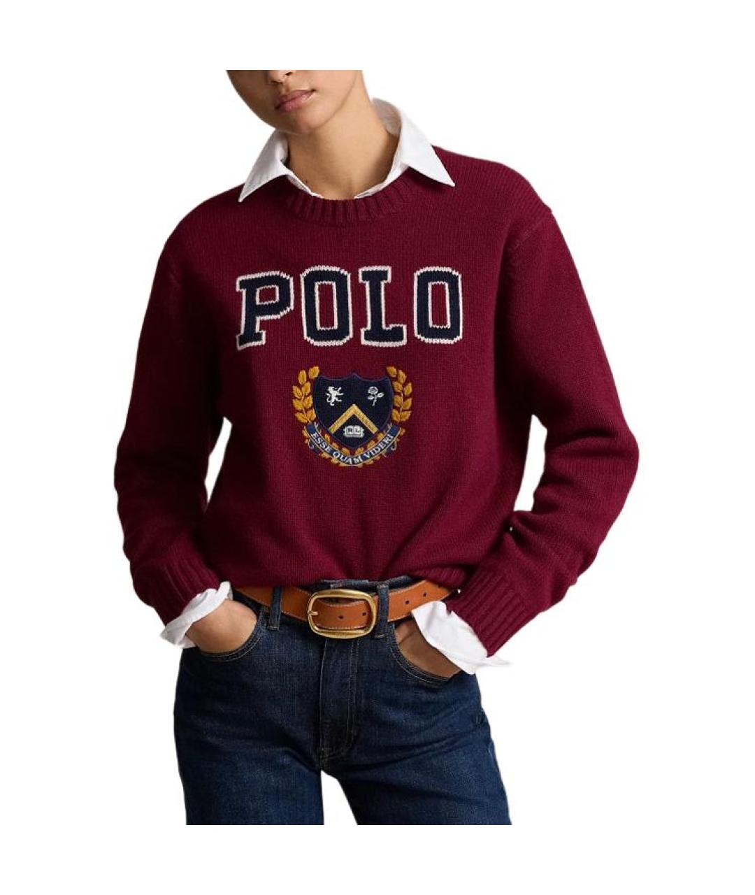 POLO RALPH LAUREN Красный джемпер / свитер, фото 2