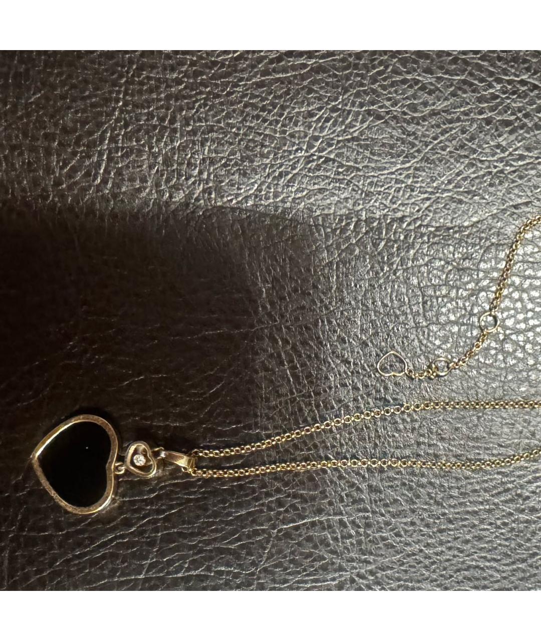 CHOPARD Черное колье из розового золота, фото 3