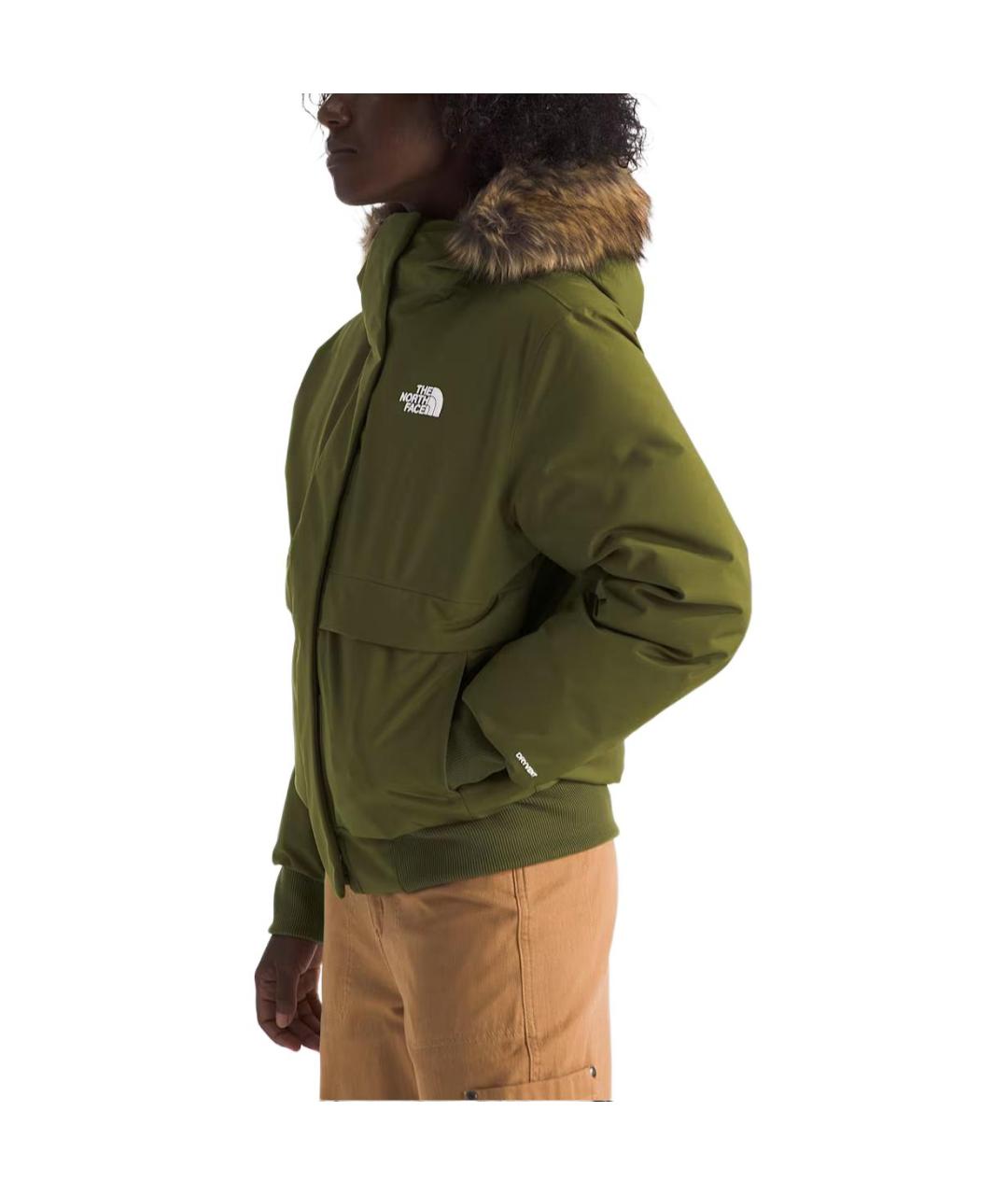 THE NORTH FACE Зеленая полиамидовая куртка, фото 4