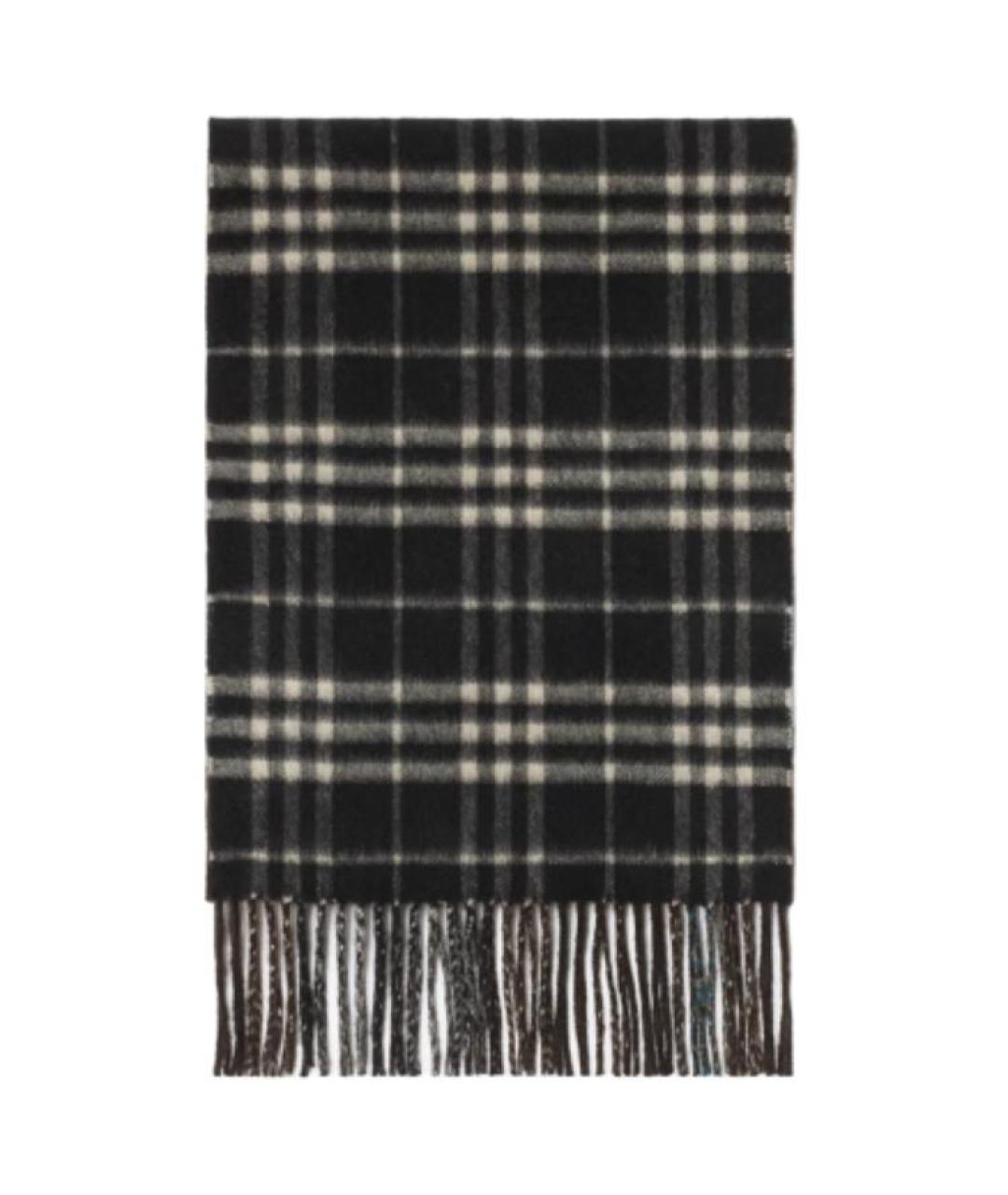 BURBERRY Черный шарф, фото 2