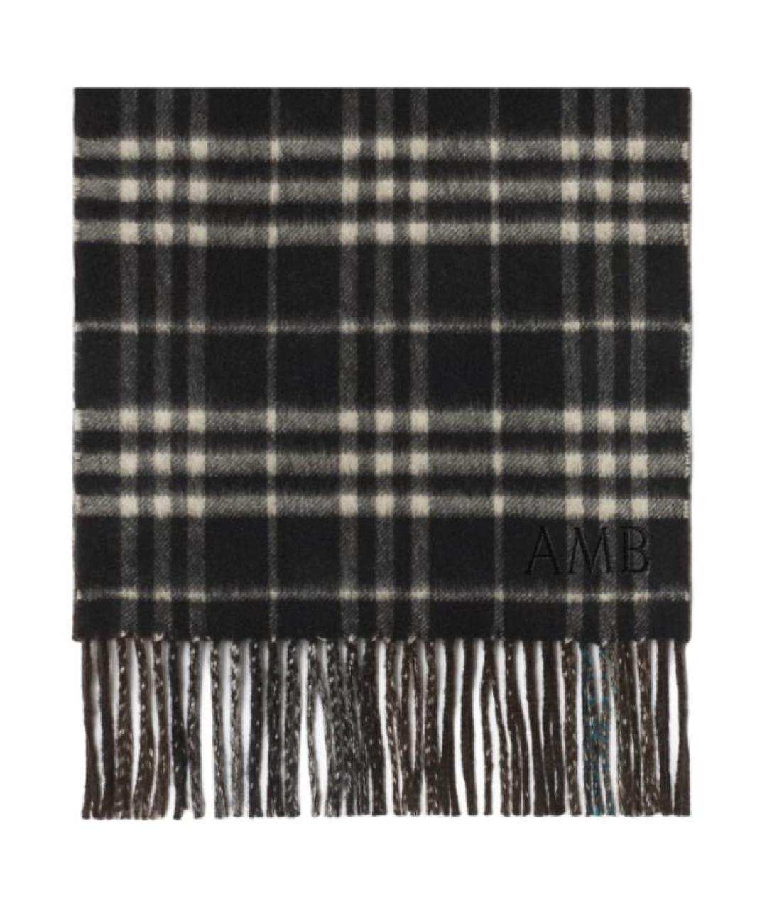 BURBERRY Черный шарф, фото 3