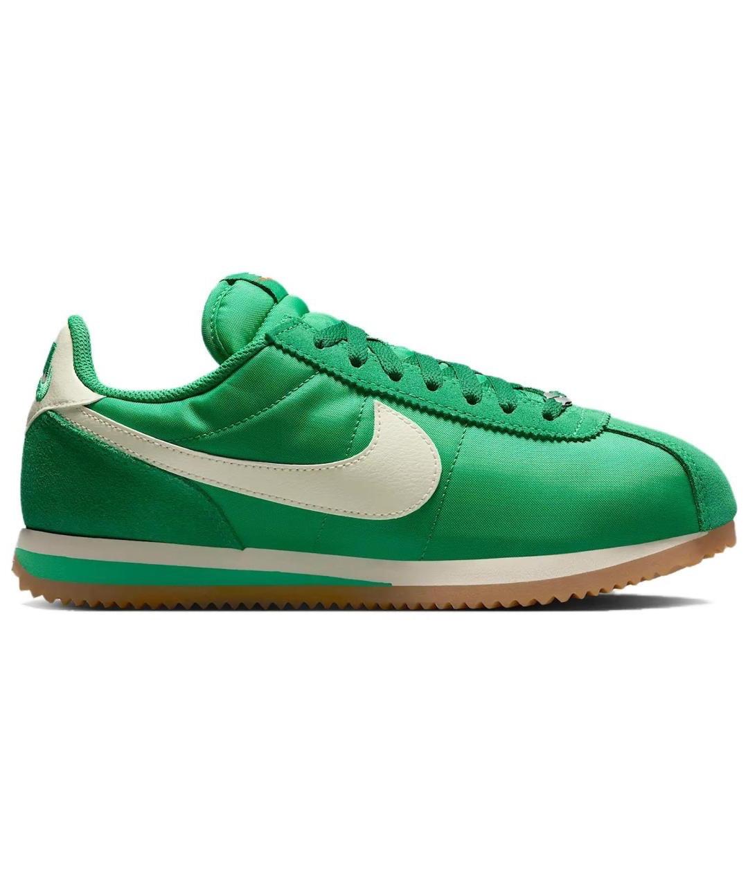 NIKE Зеленые текстильные кеды, фото 1