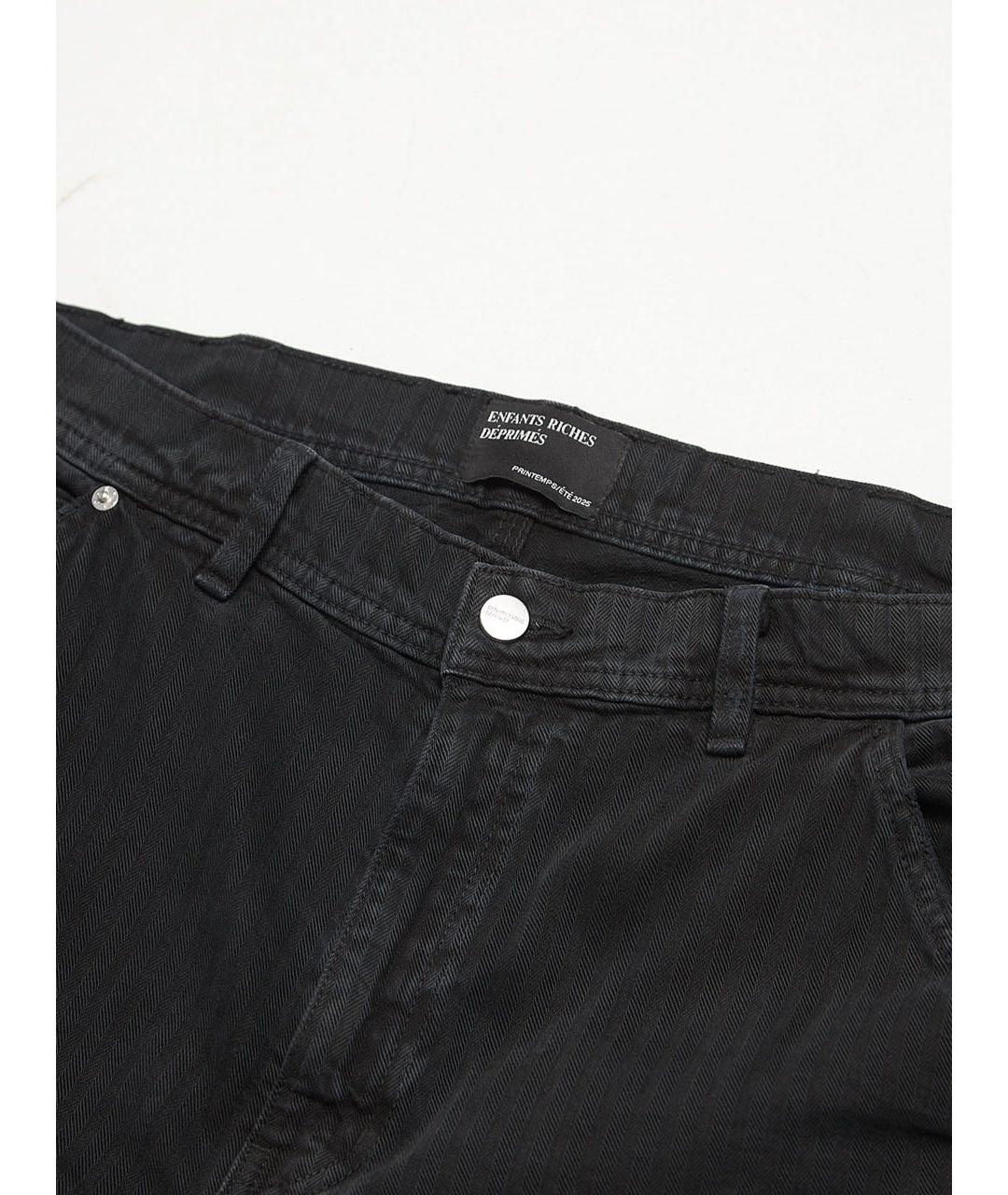 Enfants Riches Déprimés Черные хлопковые повседневные брюки, фото 4