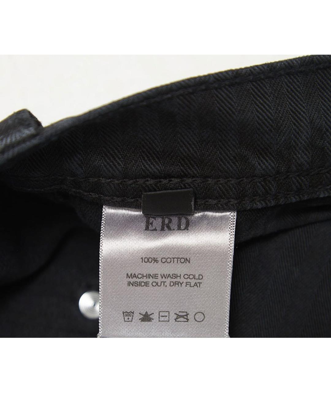 Enfants Riches Déprimés Черные хлопковые повседневные брюки, фото 3