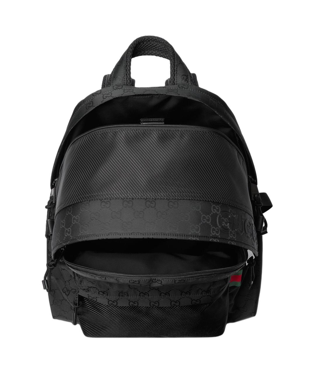 GUCCI Черный синтетический рюкзак, фото 5