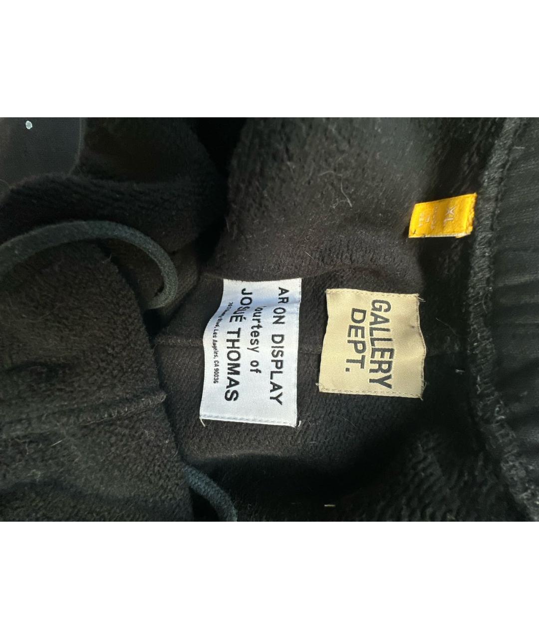 Gallery Dept Черные хлопковые повседневные брюки, фото 3