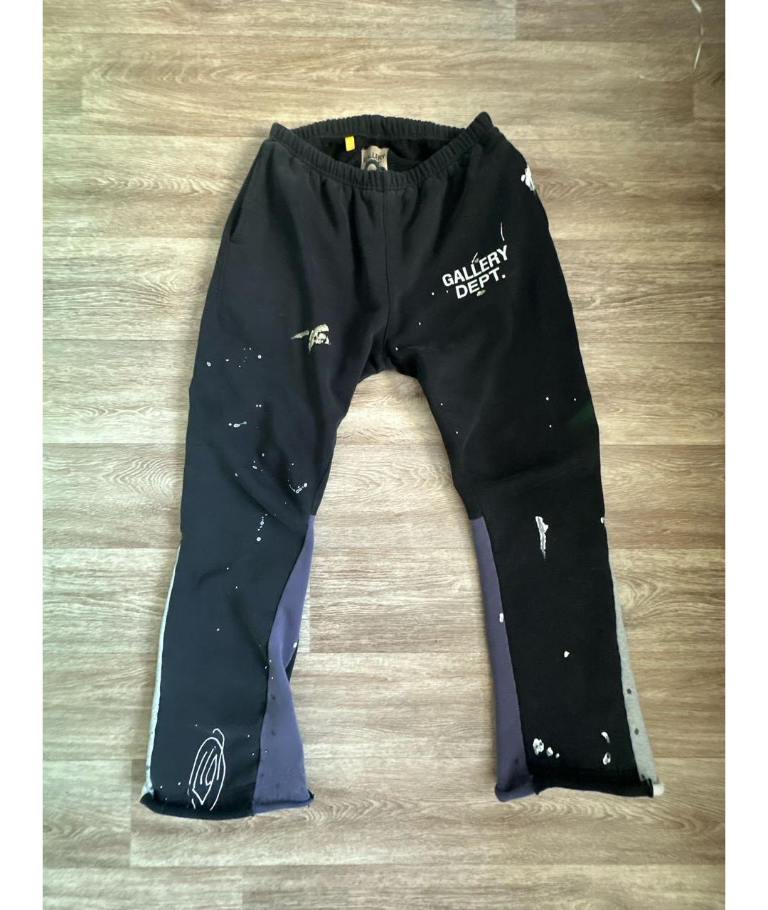 Gallery Dept Черные хлопковые повседневные брюки, фото 5