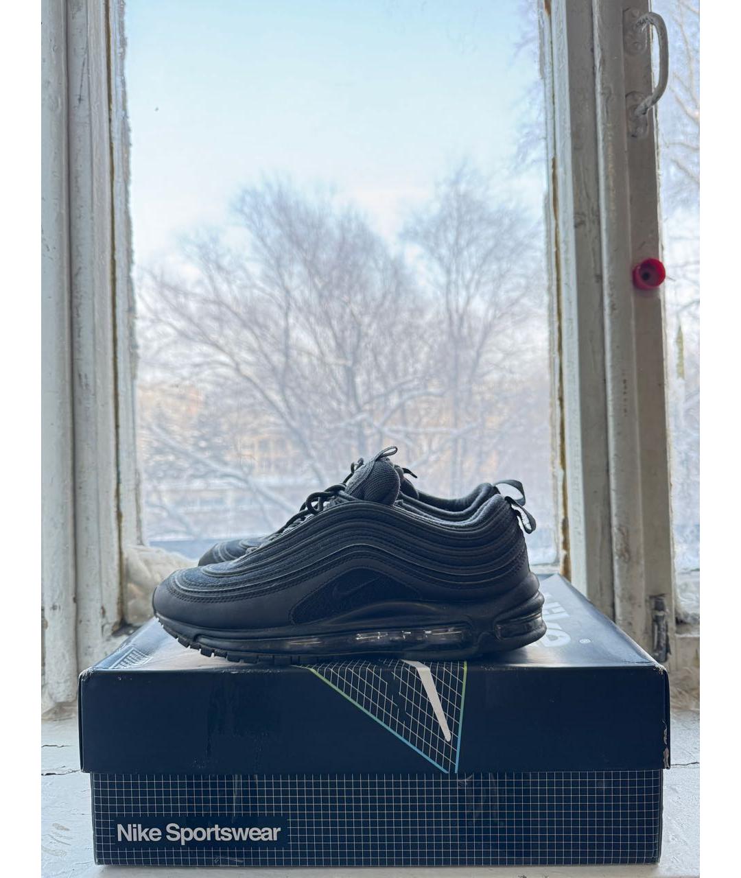 NIKE Черные низкие кроссовки / кеды, фото 6