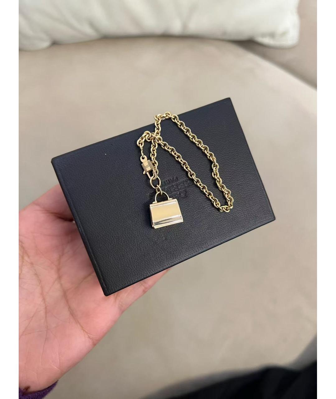 HERMES Золотой браслет из розового золота, фото 4