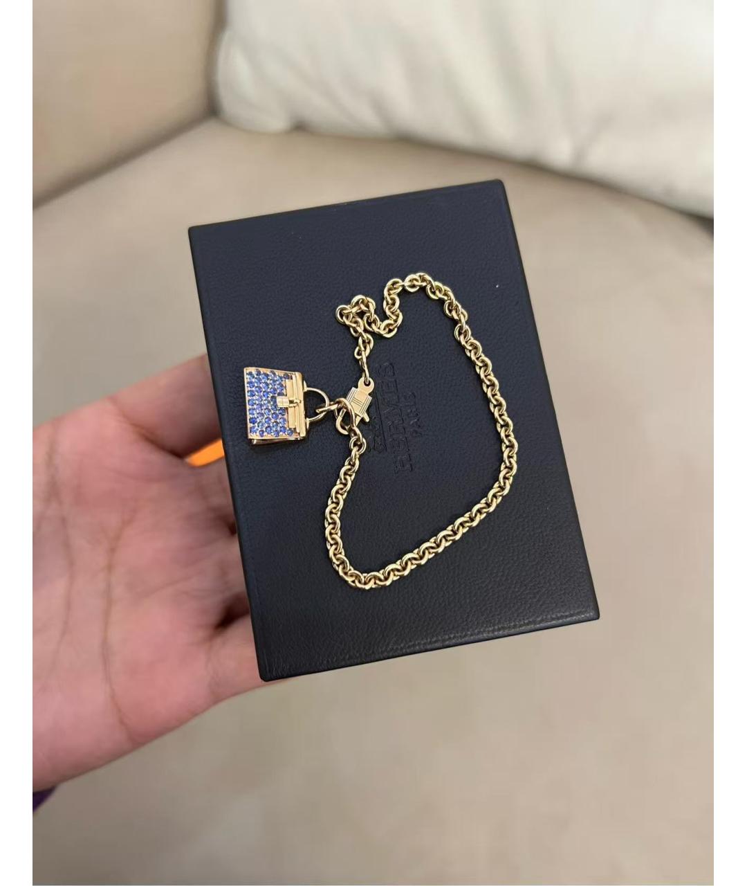 HERMES Золотой браслет из розового золота, фото 3