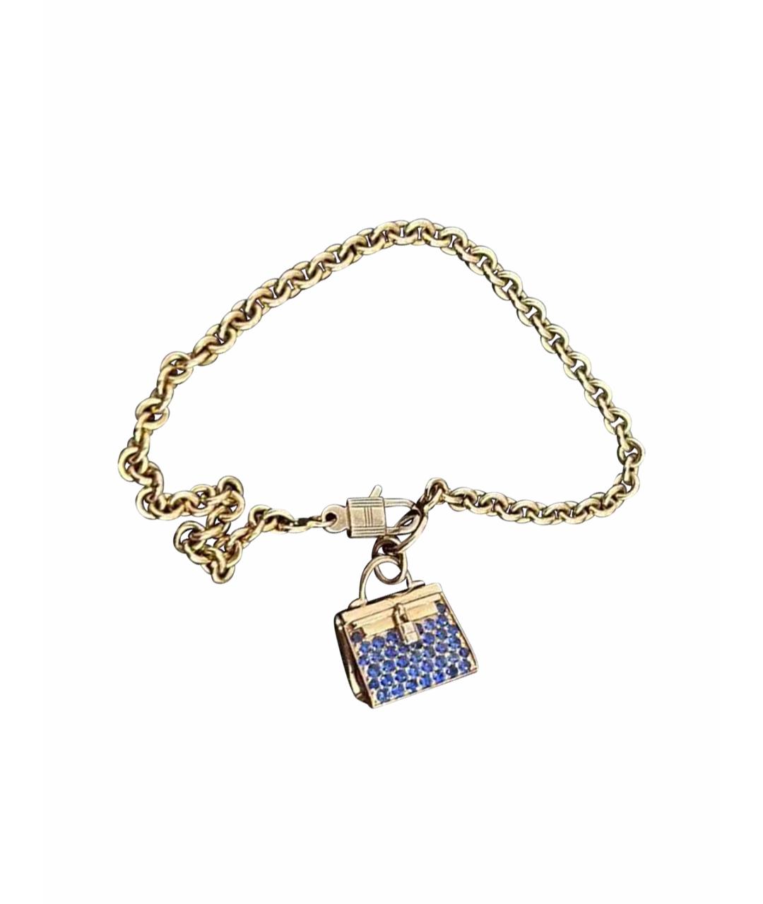 HERMES Золотой браслет из розового золота, фото 1