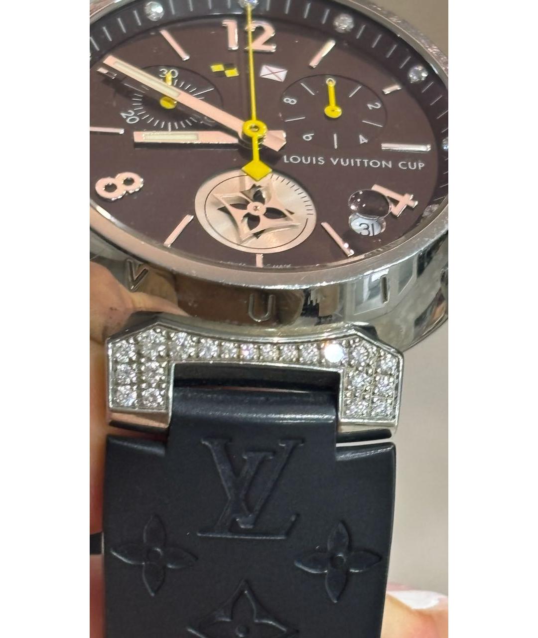 LOUIS VUITTON Серебряные часы, фото 3