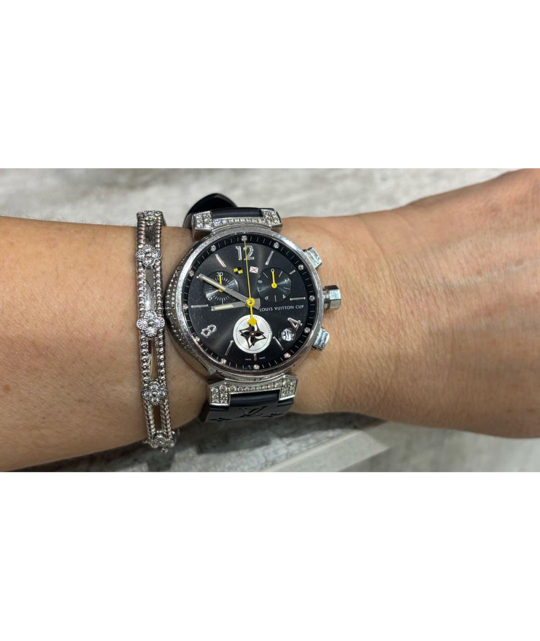 LOUIS VUITTON Серебряные часы, фото 6