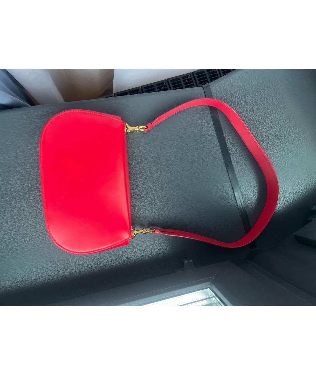 FERRAGAMO Коралловая сумка через плечо из лакированной кожи, фото 2