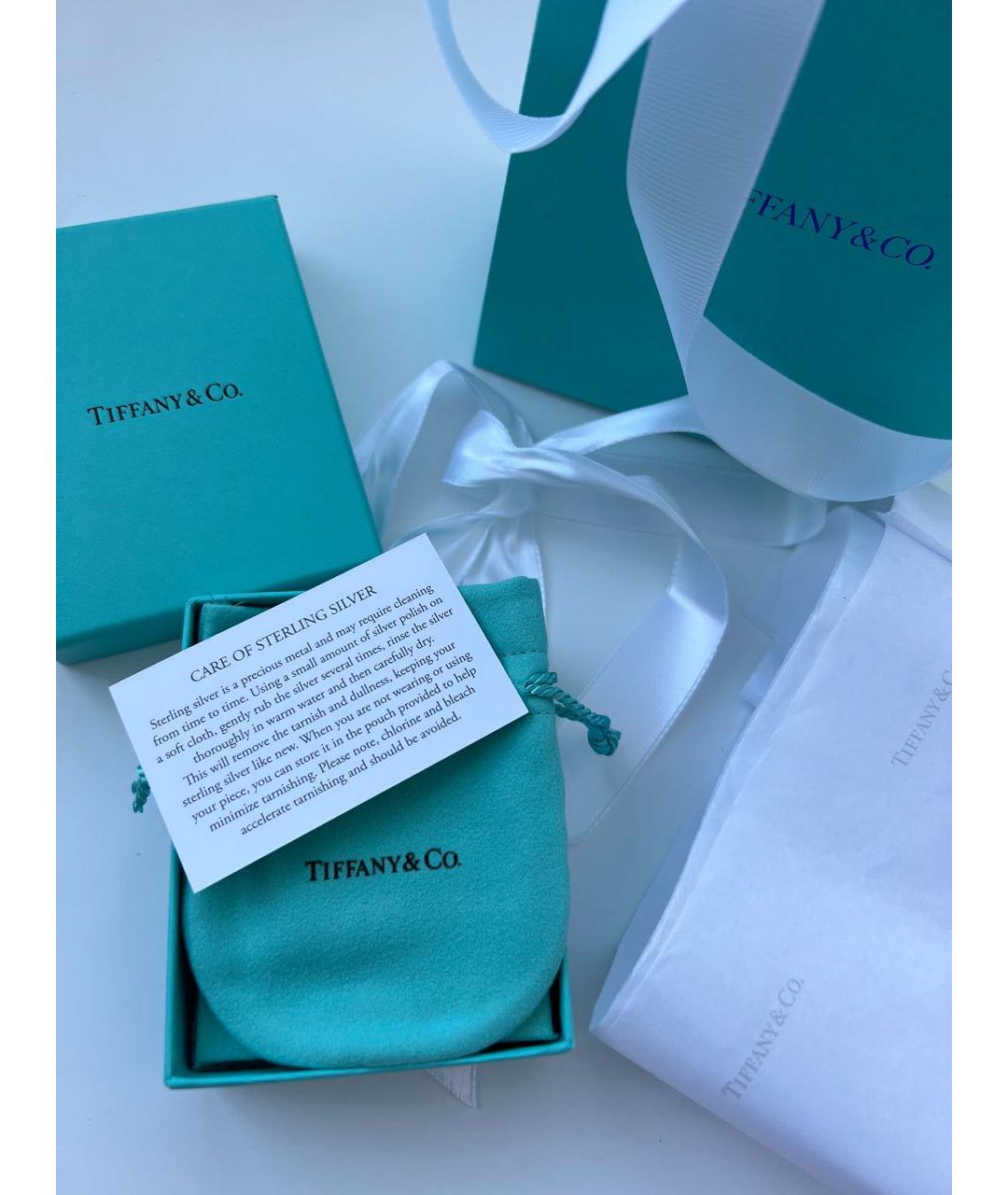 TIFFANY&CO Бирюзовая серебряная подвеска, фото 3
