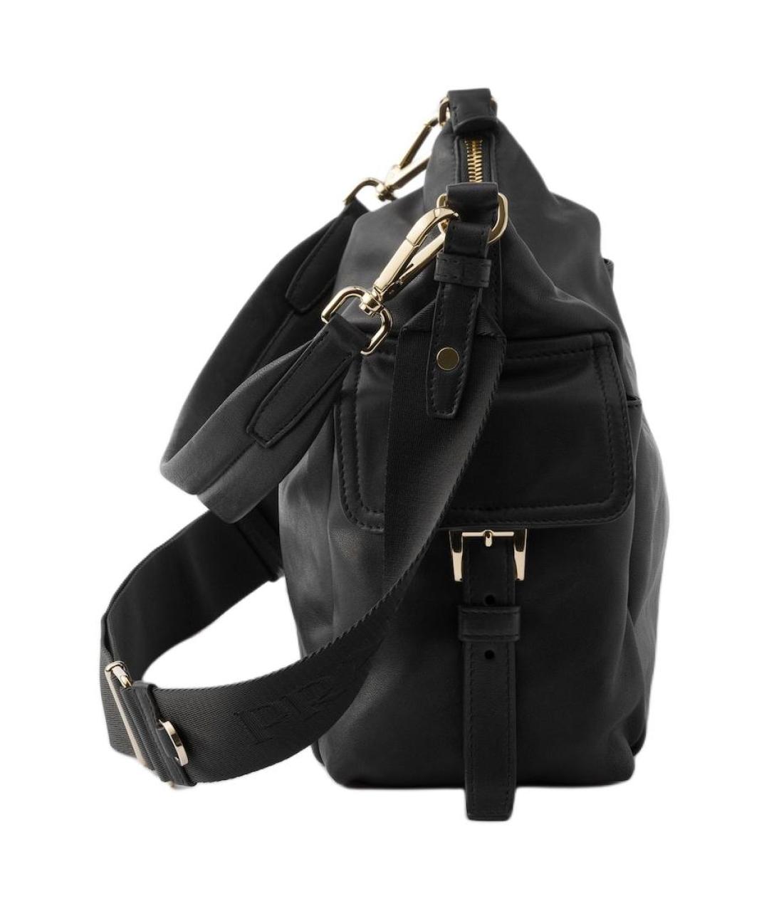 PRADA Черная кожаная сумка через плечо, фото 3