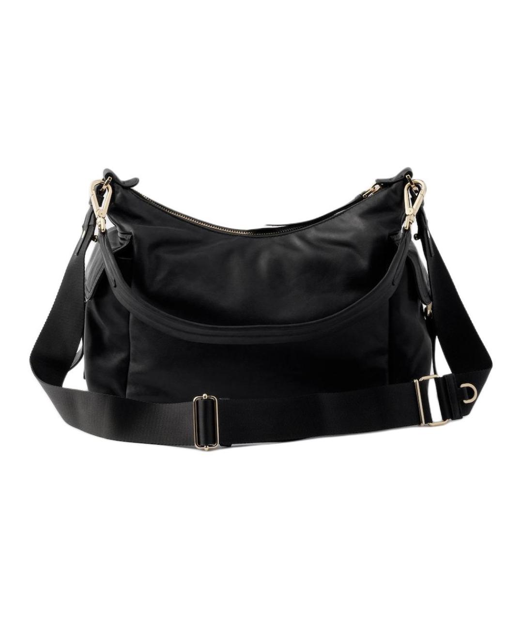 PRADA Черная кожаная сумка через плечо, фото 4