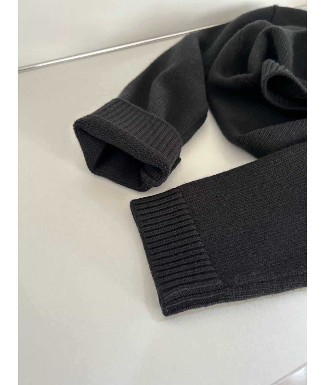 GUCCI Черный шерстяной джемпер / свитер, фото 7