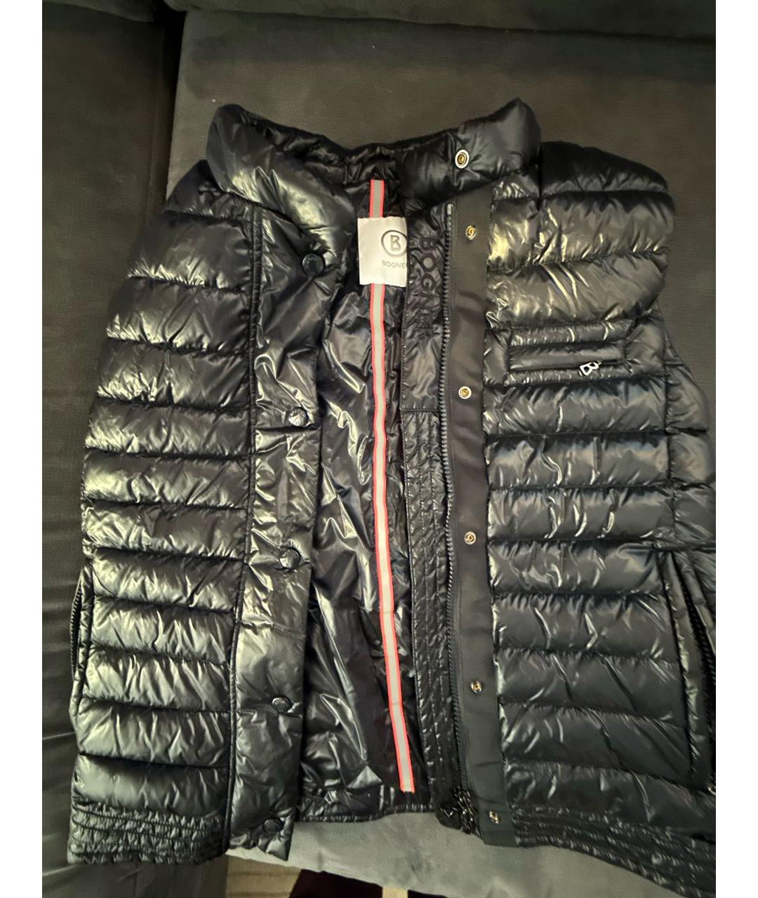 BOGNER Темно-синий полиамидовый жилет, фото 5