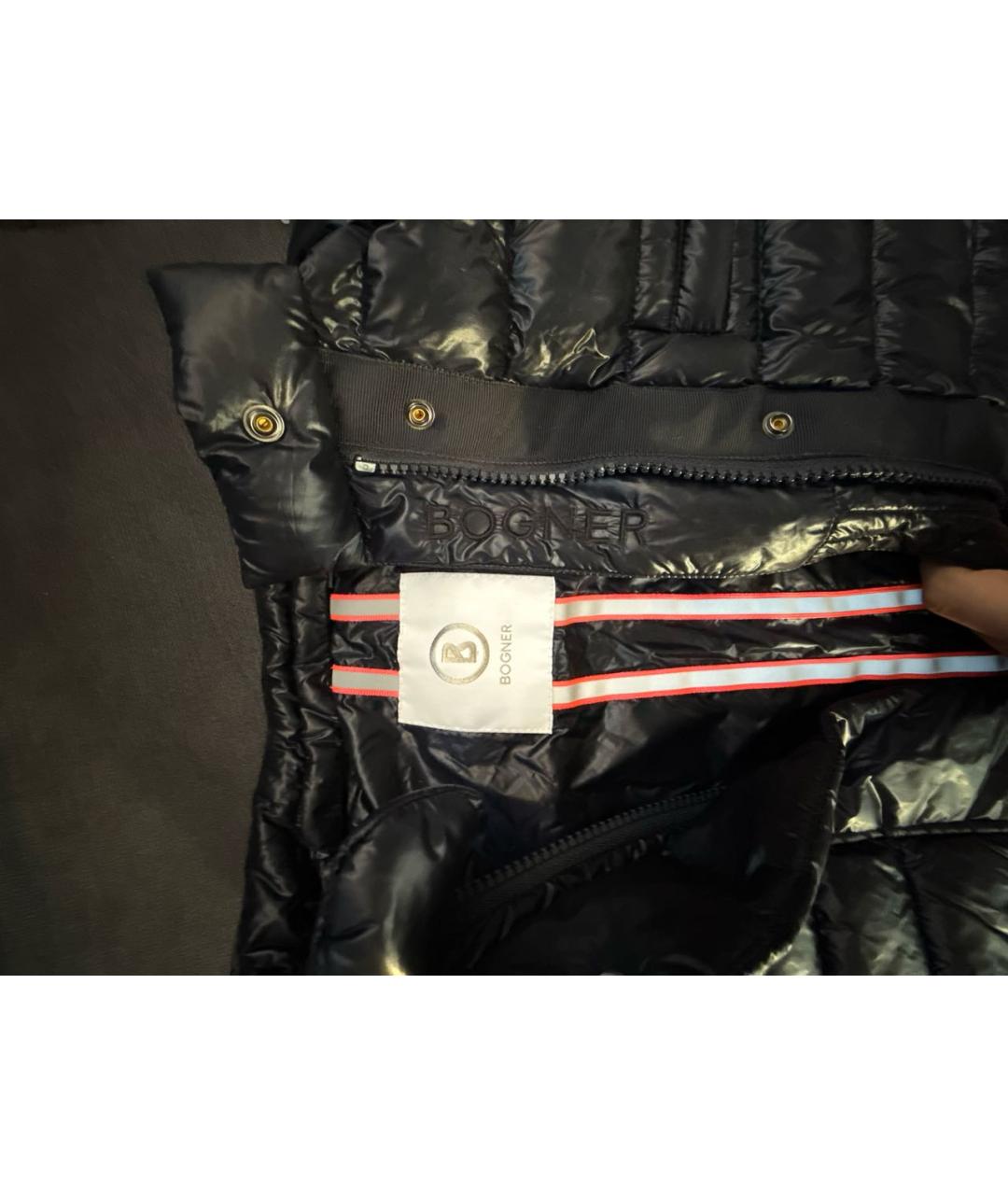 BOGNER Темно-синий полиамидовый жилет, фото 3