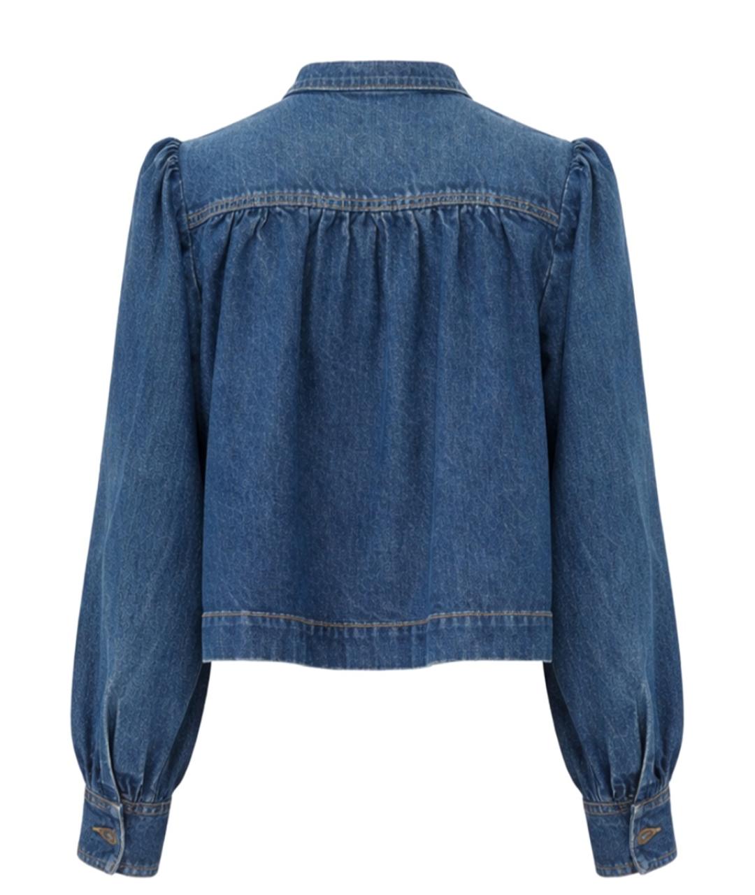 CHLOE Синяя хлопковая куртка, фото 3