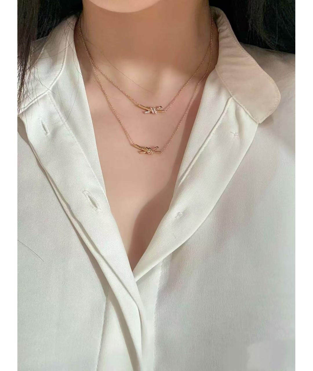 TIFFANY&CO Золотое колье из розового золота, фото 6