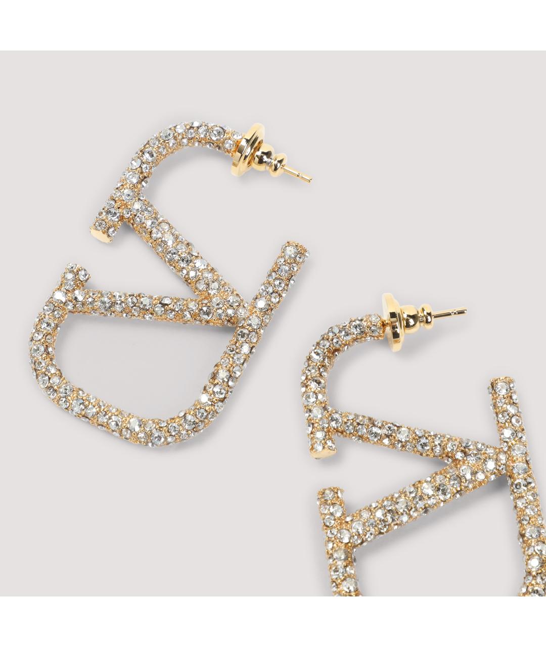 VALENTINO Золотые металлические серьги, фото 4