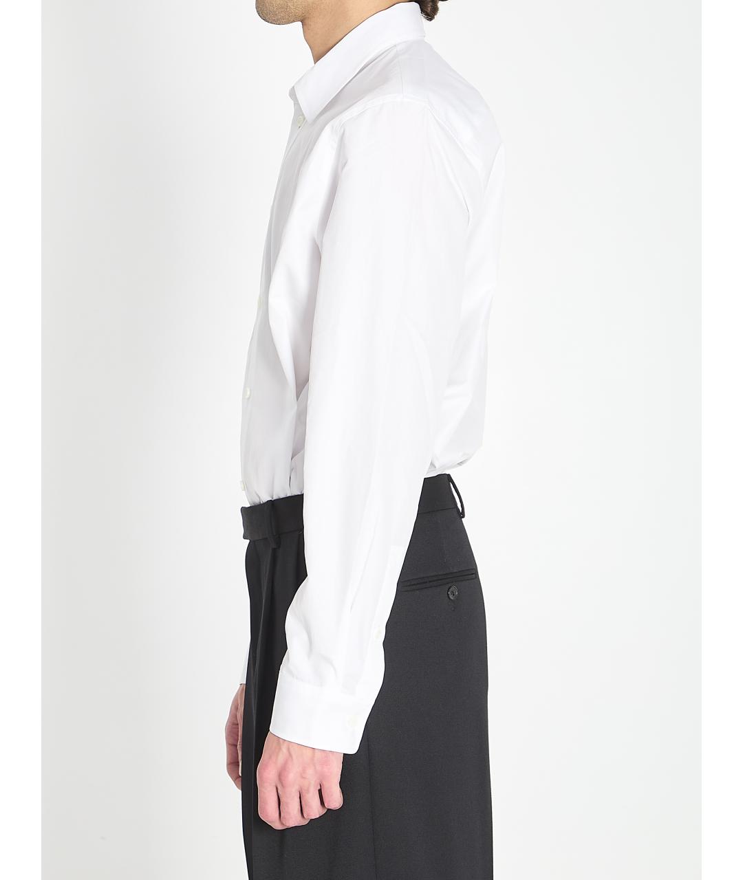 BURBERRY Белая хлопковая кэжуал рубашка, фото 4