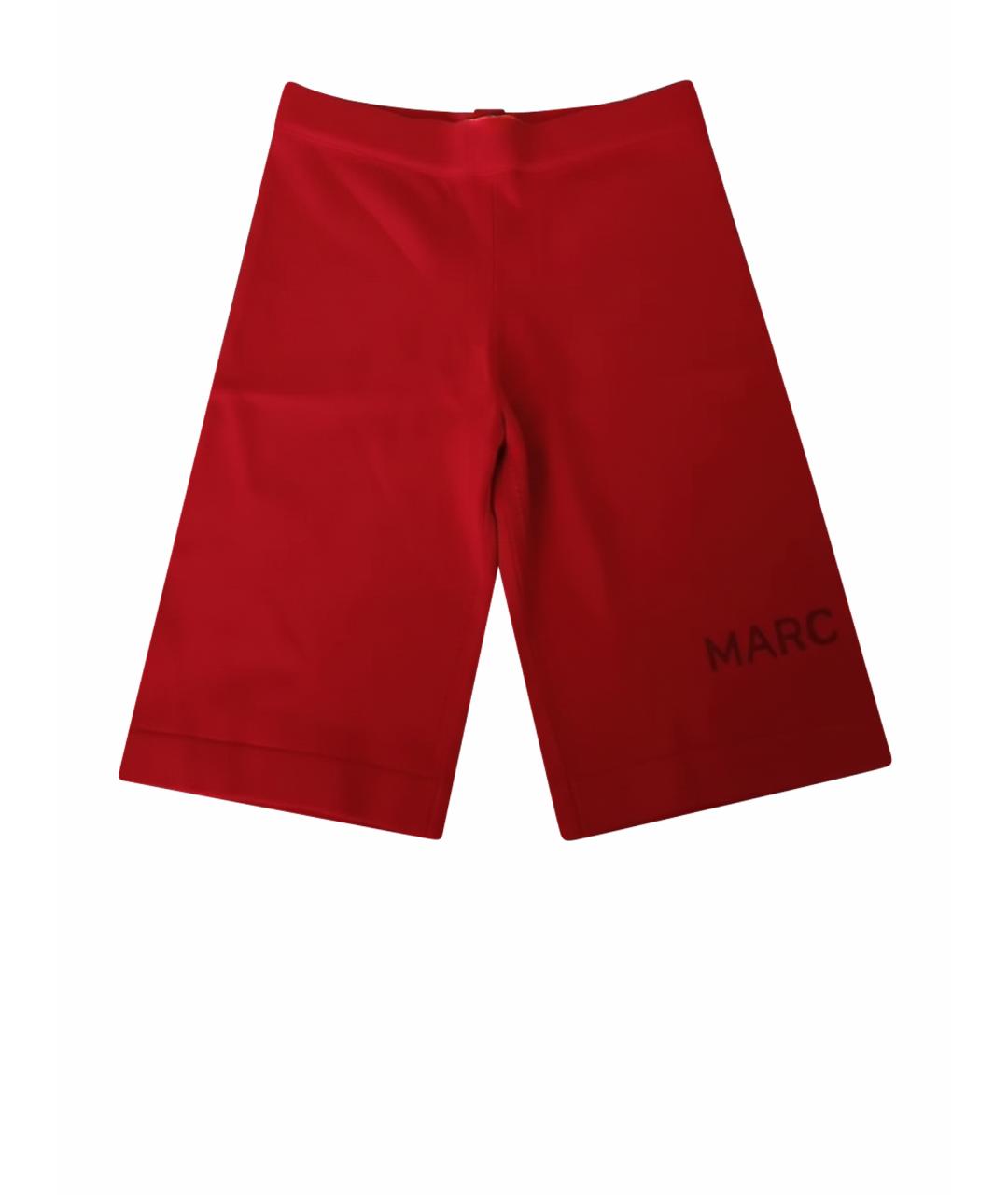 MARC JACOBS Красные хлопко-эластановые шорты, фото 1