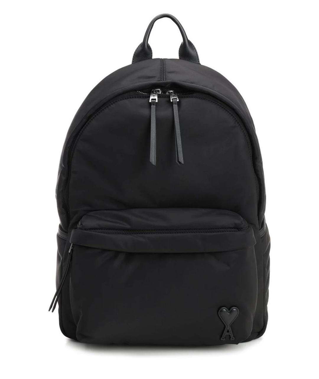 Ami Paris Черный синтетический рюкзак, фото 1