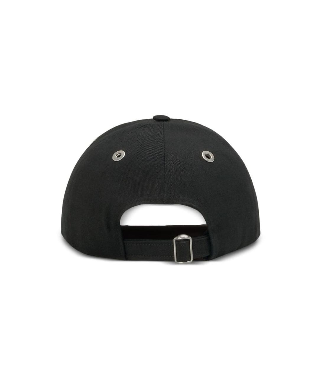 Ami Paris Черная хлопковая кепка/бейсболка, фото 2