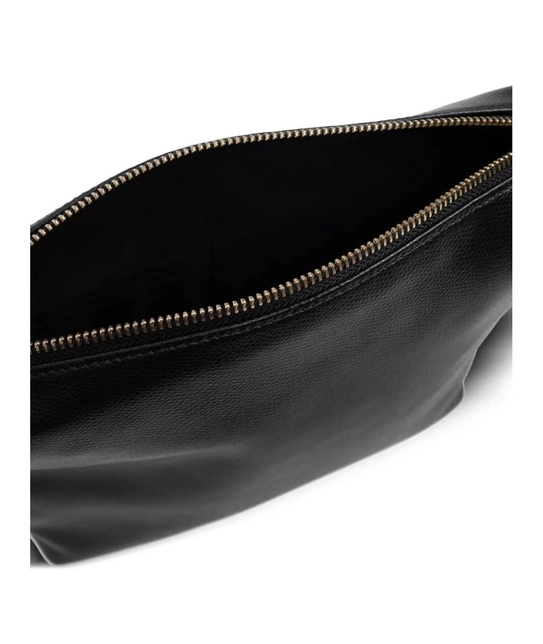 FURLA Черная кожаная сумка через плечо, фото 4