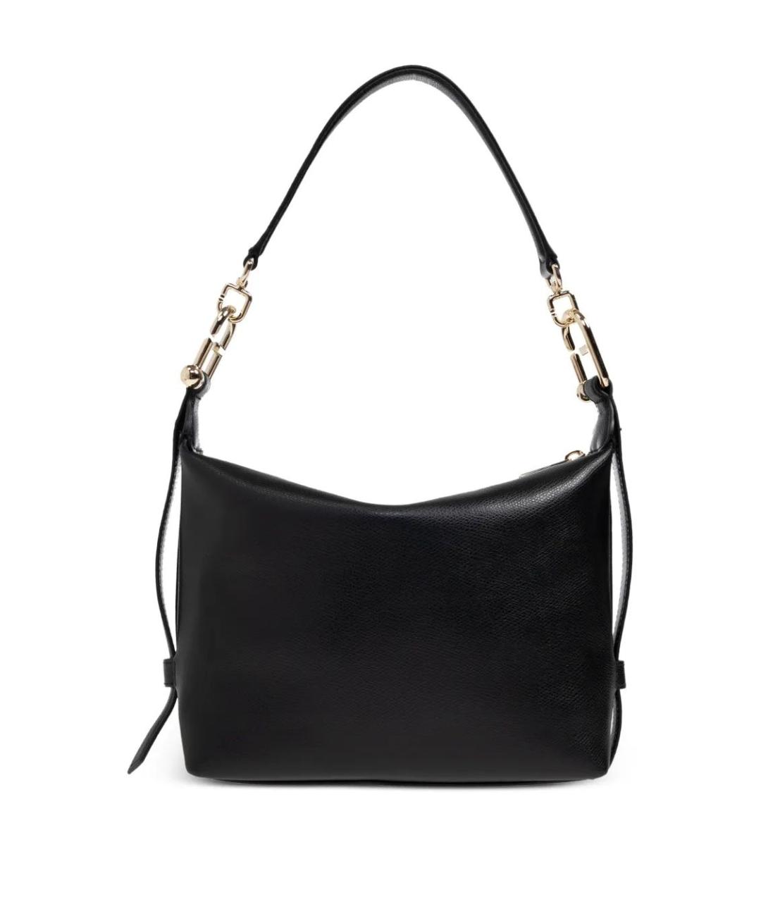 FURLA Черная кожаная сумка через плечо, фото 3